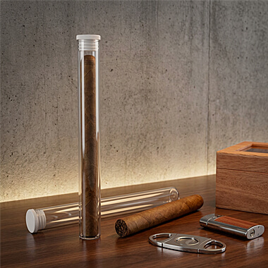 Reagenzglas mit Lamelle für Zigarren