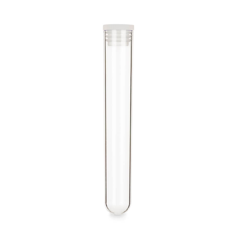 Kunststoff Reagenzglas mit luftdichter Lamelle