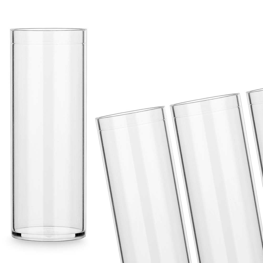 Reagenzglas aus Kunststoff ohne Verschluss 65x23