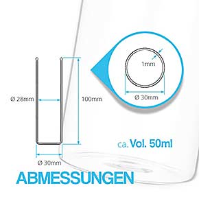 Technische Zeichnung Gewürzglas 100x30mm