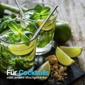 Glasrührstab zum umrühren von Cocktails