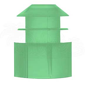 Grüne Lamelle für Reagenzglas