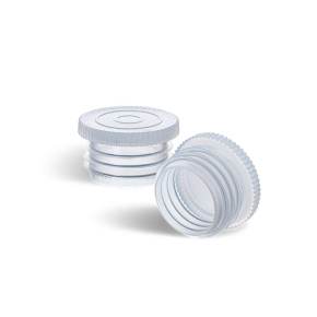 Verschluss aus Kunststoff mit Lamellen für guten Halt. Verschiedene Größen erhältlich - 18mm