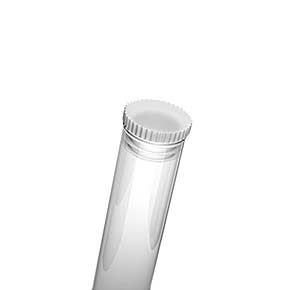 Kunststoff Reagenzglas mit flacher Lamelle