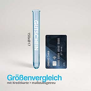 B-Ware, Restposten, Abverkauf, Reagenzgläser Kunststoff mit NK
