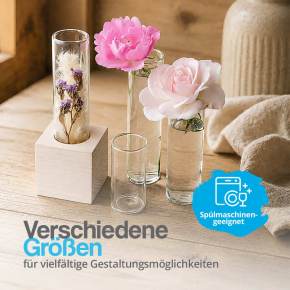 Reagenzglas zum hinstellen als Mini-Blumenvase