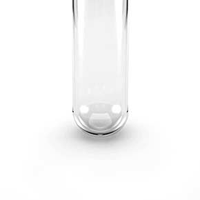 Runder Boden vom Reagenzglas - Rundbodenglas