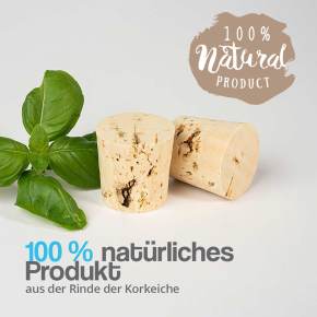 Natur-Korken - 100 Prozent biologisch abbaubar