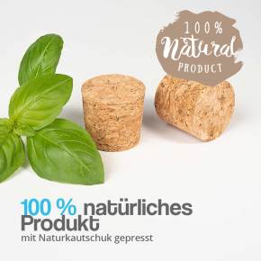 Press-Korken 100 Prozent natürliches Produkt