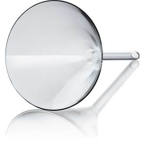 Großer Borosilikat Funnel, 100 mm Durchmesser, Glas-Trichter für chemische Experimente und Küche.