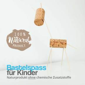 DIY Idee Weinkorken: Zahnstocher Tier