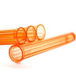 Tuuters Neon orange Reagenzglas Schnapsglas
