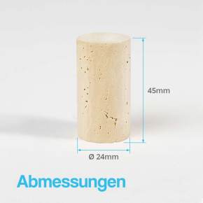 Weinkorken - Abmessungen 45x24mm