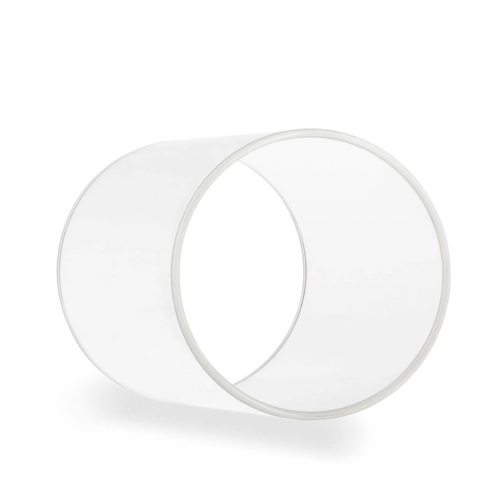Tuuters Windlichtglas van borosilicaatglas, geschikt voor binnen en buiten, ideaal om te decoreren, 70 mm x diameter van 50 mm, met bodem, 2 stuks